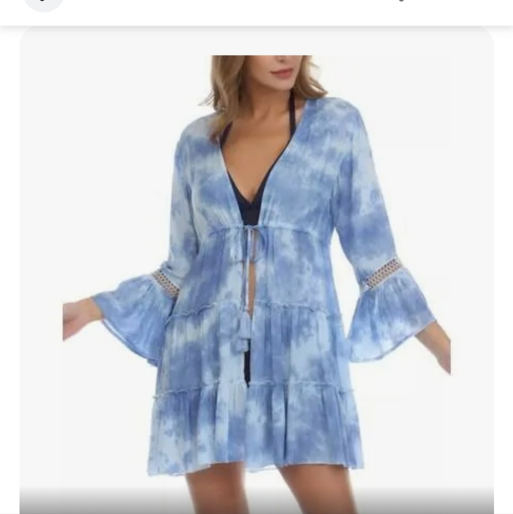 Raviya beach cover-up Womens Medium Nwt